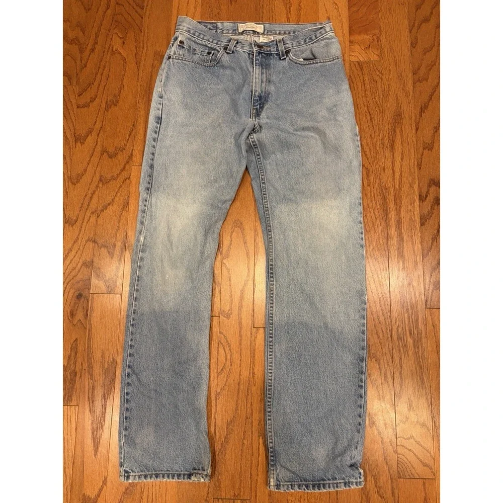 Levi's Strauss Signature Jeans Men's 32x34 Regular Fit Faded Pattern 100% Cotton